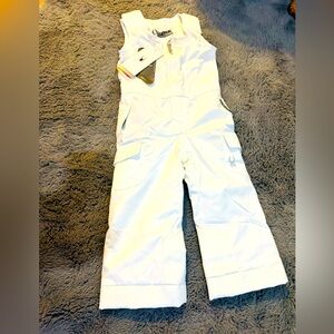 Spider bib snow pants. Brand New with tags kids size 4.